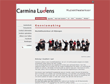 Tablet Screenshot of carminaludens.nl